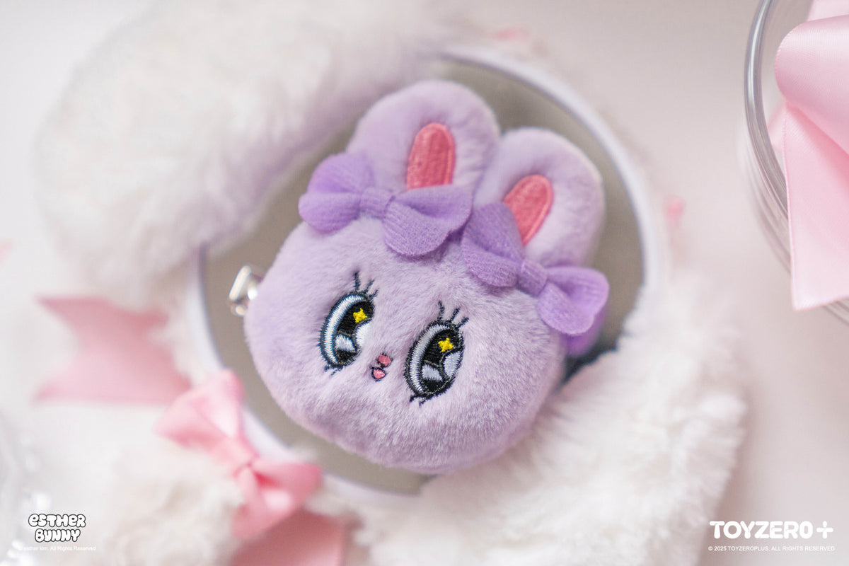 Esther Bunny - Plush Hair Clip (Lavender Bunny)