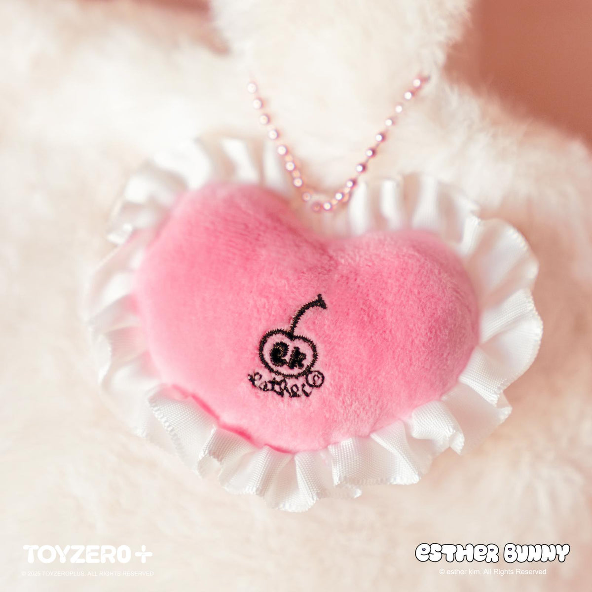 Esther Bunny - 20cm Full with 'LOVE' Plush (Ribbon Bunny)