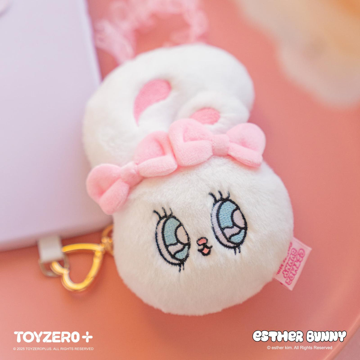 Esther Bunny - Plush Keychain (Cream Bunny) Esther Bunny - Plush Keychain (Cream Bunny)