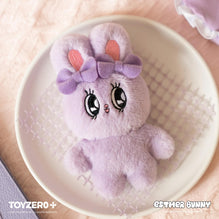 Esther Bunny - Hand in Hand with Friends Magnet Plush Keychain (Lavend